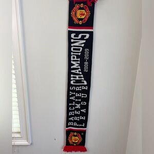 CHAMPIONS MEN FC MANCHESTER UNITED 2008/2009 FOOTBALL SOCCER SCARF BUFANDA SCHAL